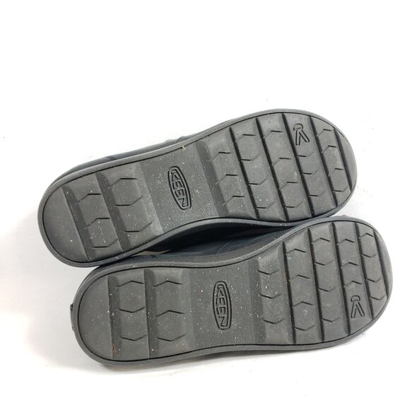 Keen Womens Size 11 Casual Lace-Up Sneakers Black Leather - Picture 8 of 9